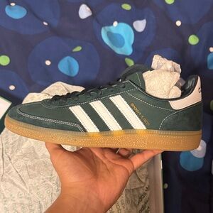 adidas Green and White Sneakers